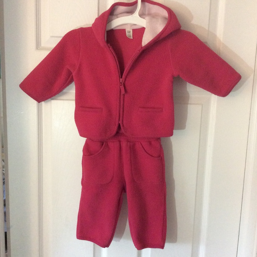 Baby Gap Fleece Hoodie and Pants Set
